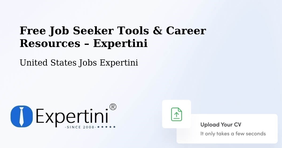 Free Job Seeker Tools & Career Resources – Neenah - Neenah, United States Jobs Expertini